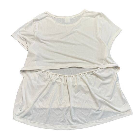 Athleta NEW Women’s Air Out Cinch Tee, cream, Size XL - Picture 8 of 10